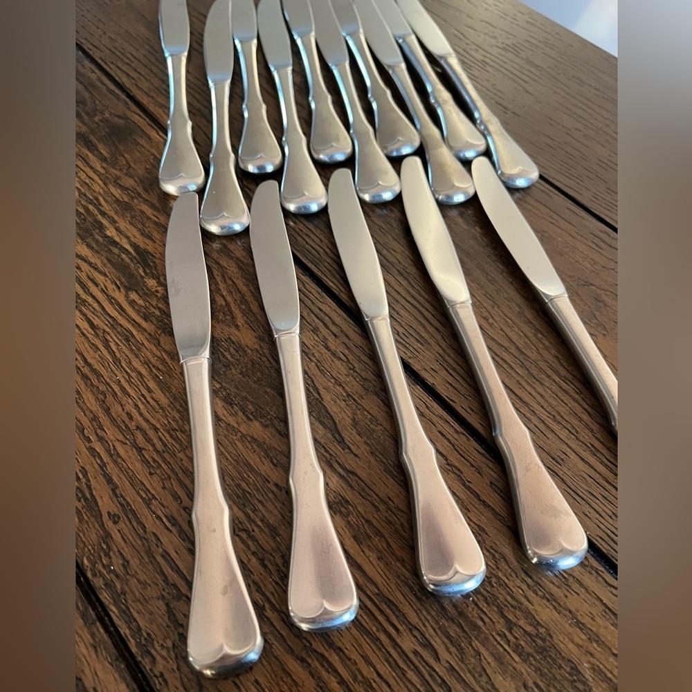PATRICK HENRY Oneida Community Stainless Set of 15 Hollow 8 1/2"